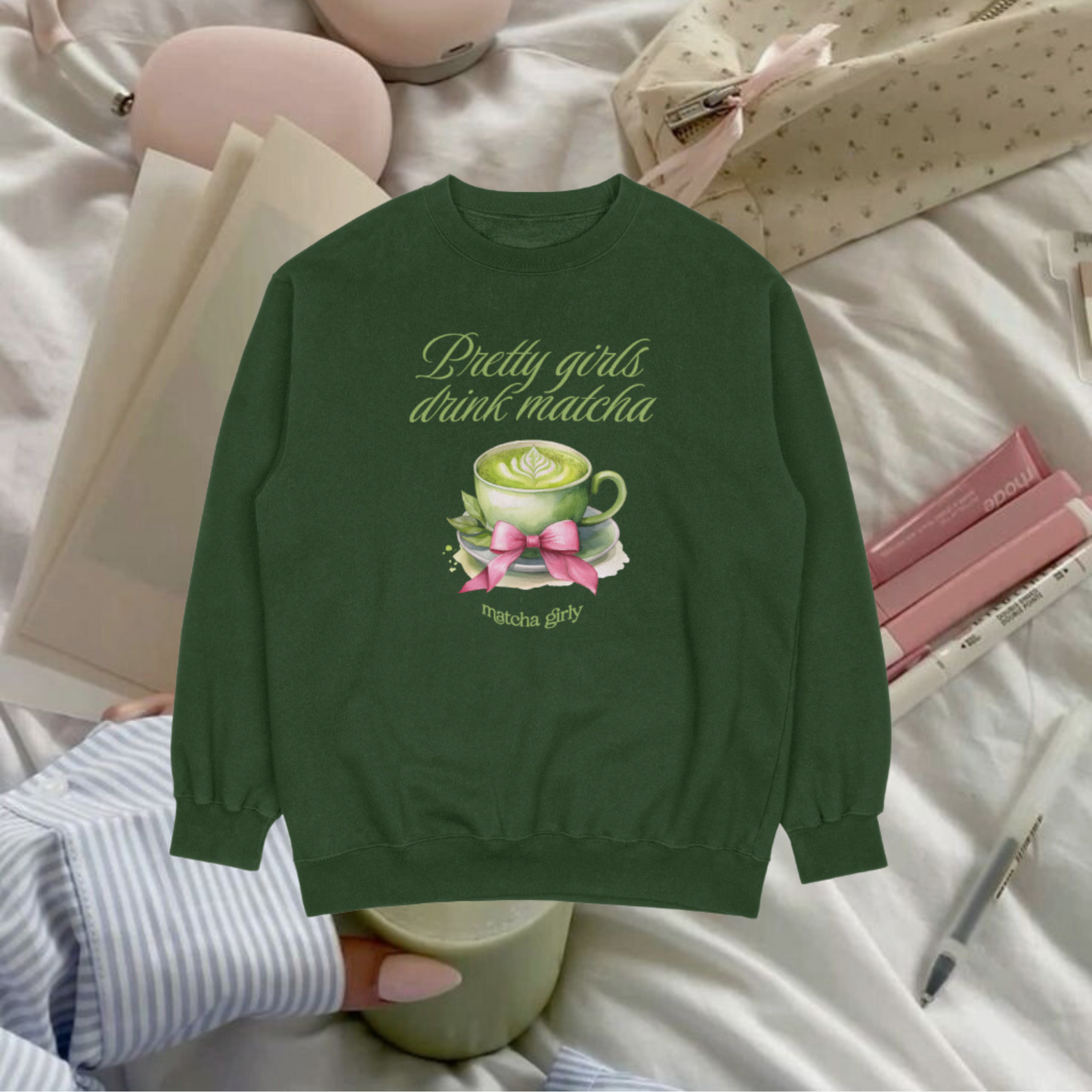 Matcha Crewneck Sweater