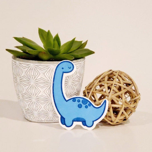 Blue Dinosaur Sticker
