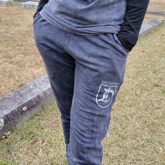 Damon D Vintage Black Joggers (Unisex) Jogger