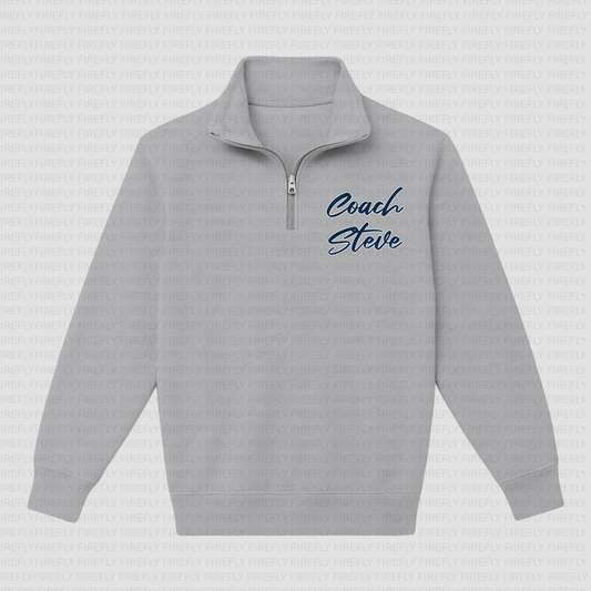 Hawkins Middle School Cubs Baseball - Quarter Zip Sweater/Crewneck
