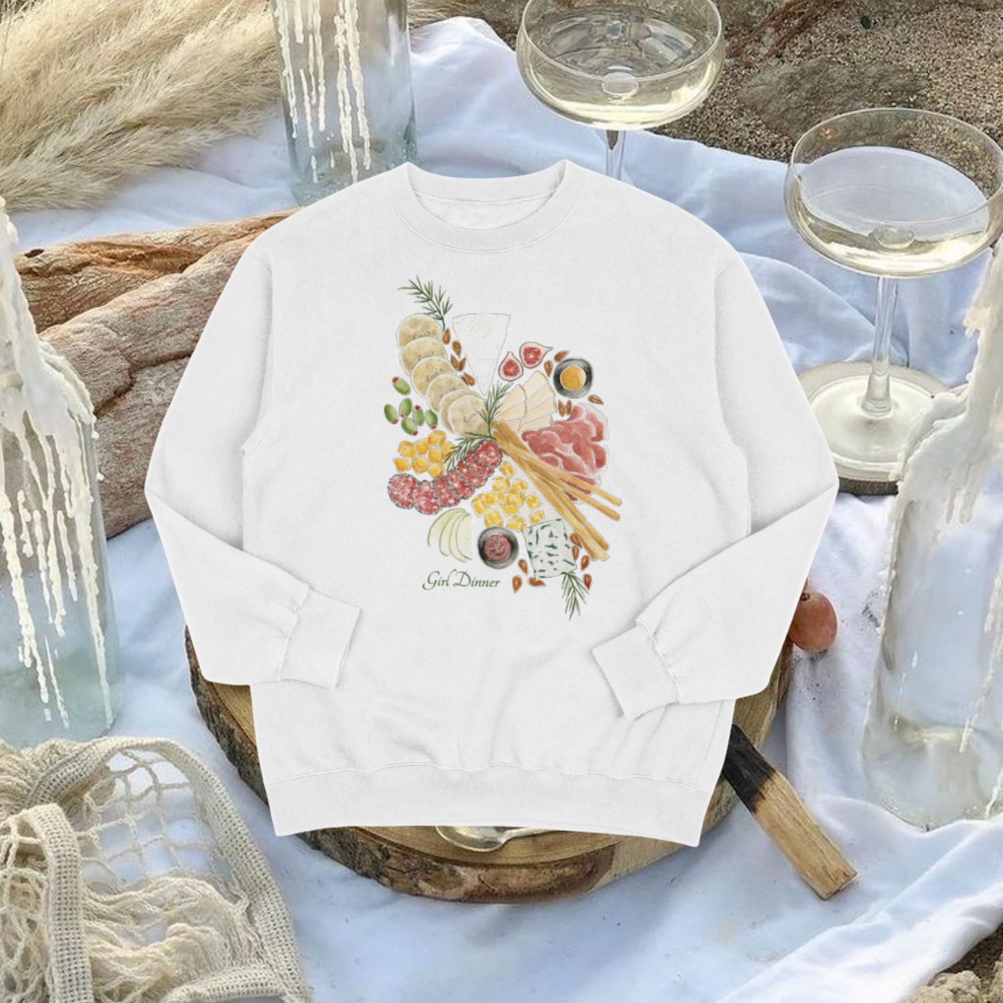 Charcuterie Crewneck Sweater