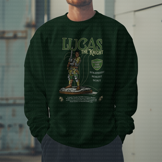 Lucas the Knight DND Crewneck Sweater