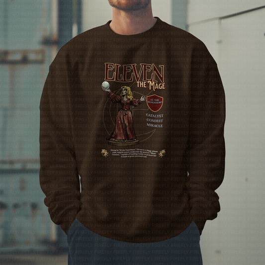 Eleven the Mage DND Crewneck Sweater