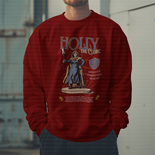 Holly the Heroic DND Crewneck Sweater