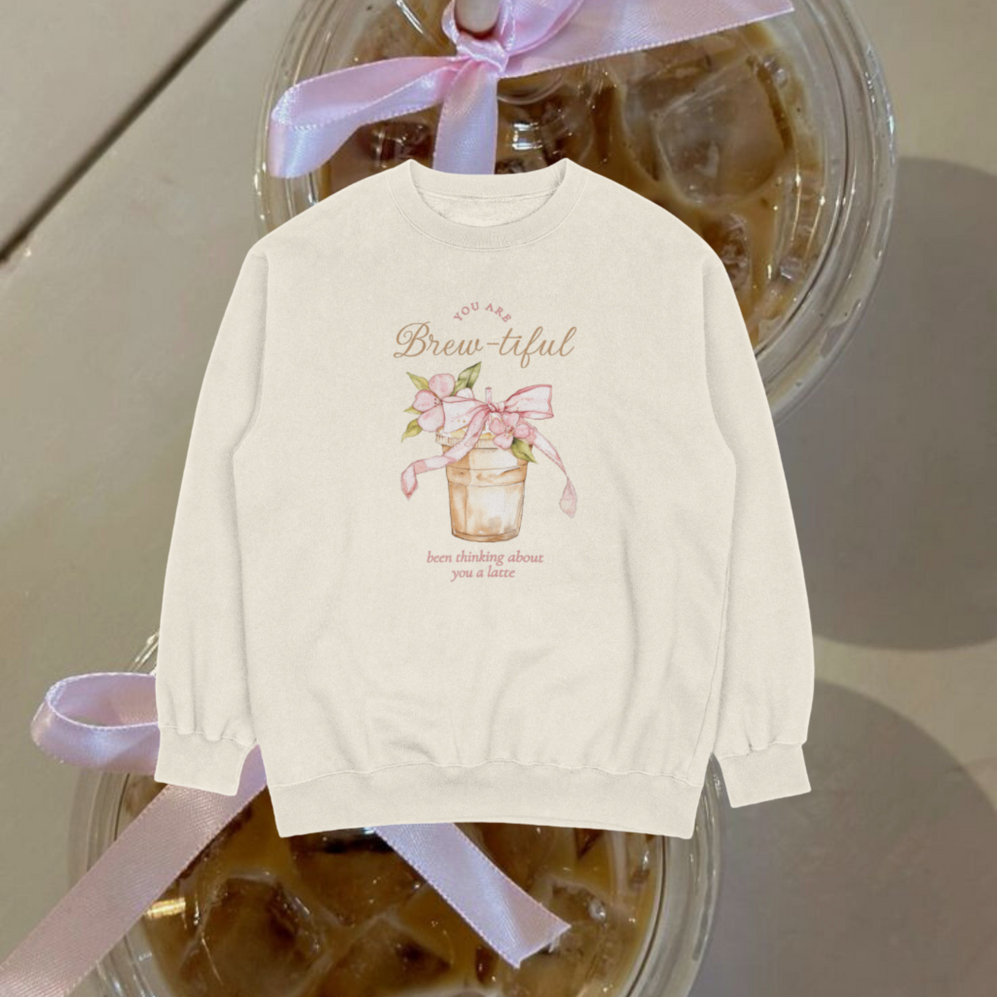 Iced Coffee Crewneck Sweater