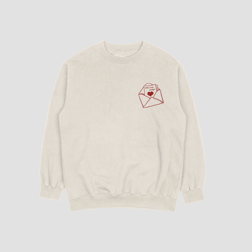 With Love, Always Crewneck Sweater
