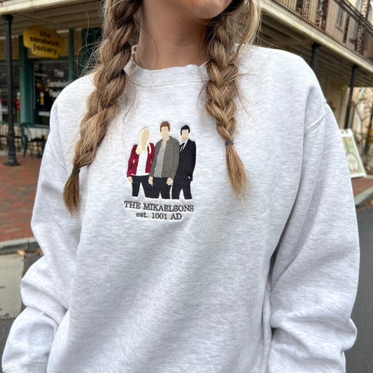 The Mikaelsons Embroidered Crewneck Sweater