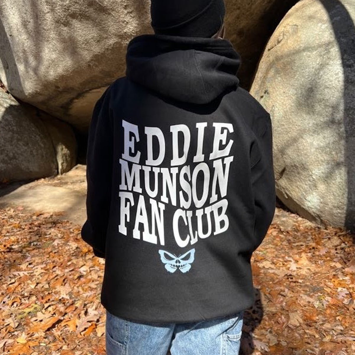 Eddie Fan Club Hoodie Xs / Black