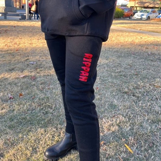 Rippah Fleece Joggers (Unisex) Xs / Black Jogger