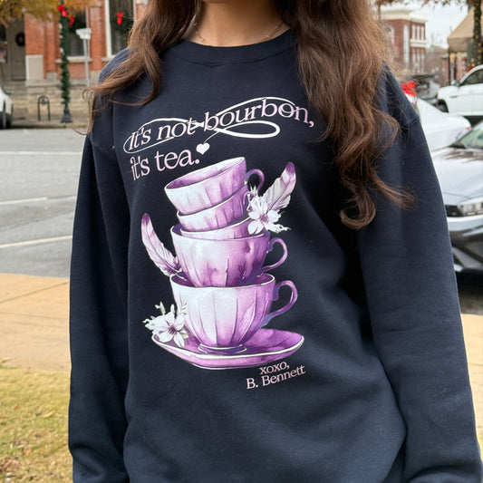 It's Not Bourbon, It's Tea Bonnie Crewneck Sweatshirt