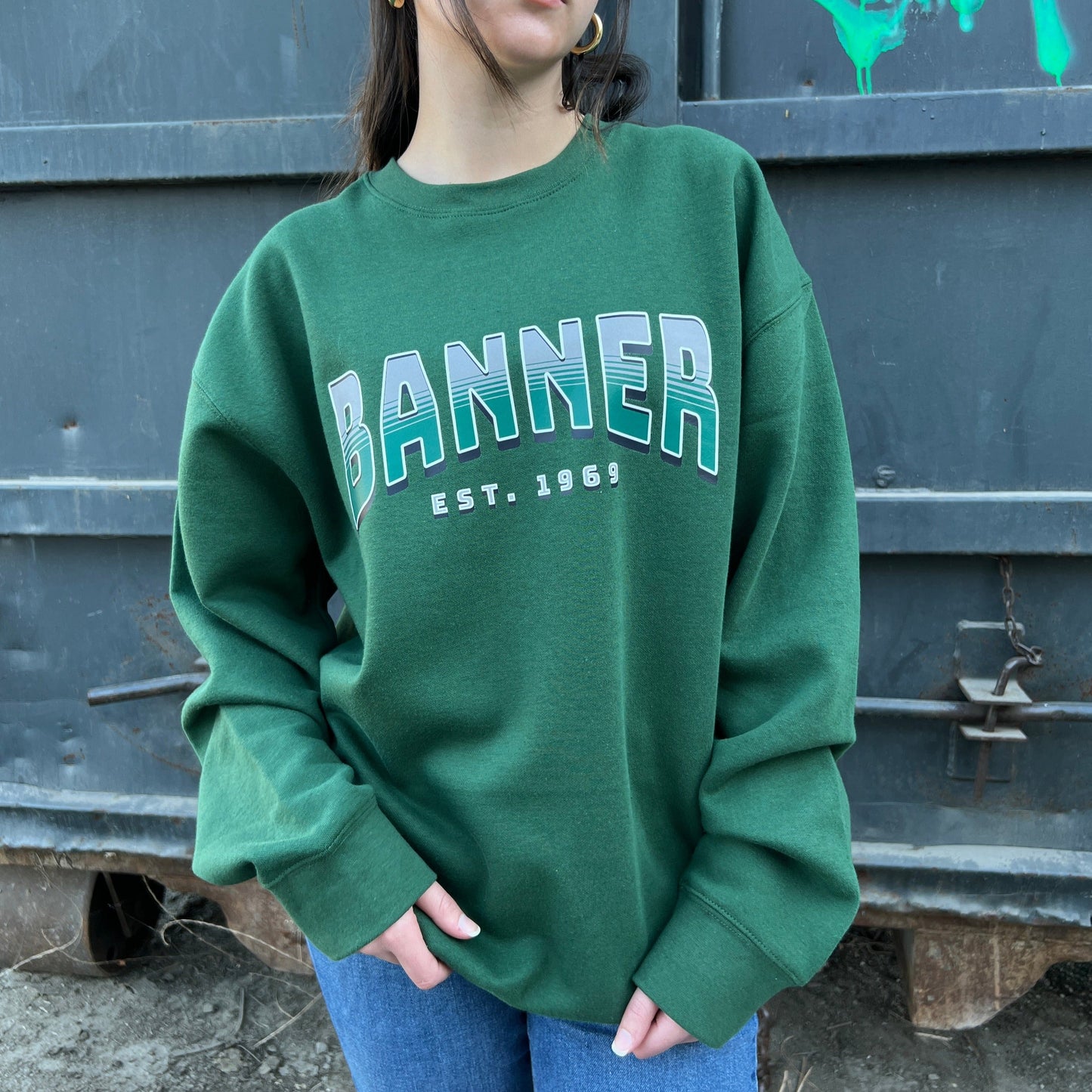 Banner Crewneck Sweater