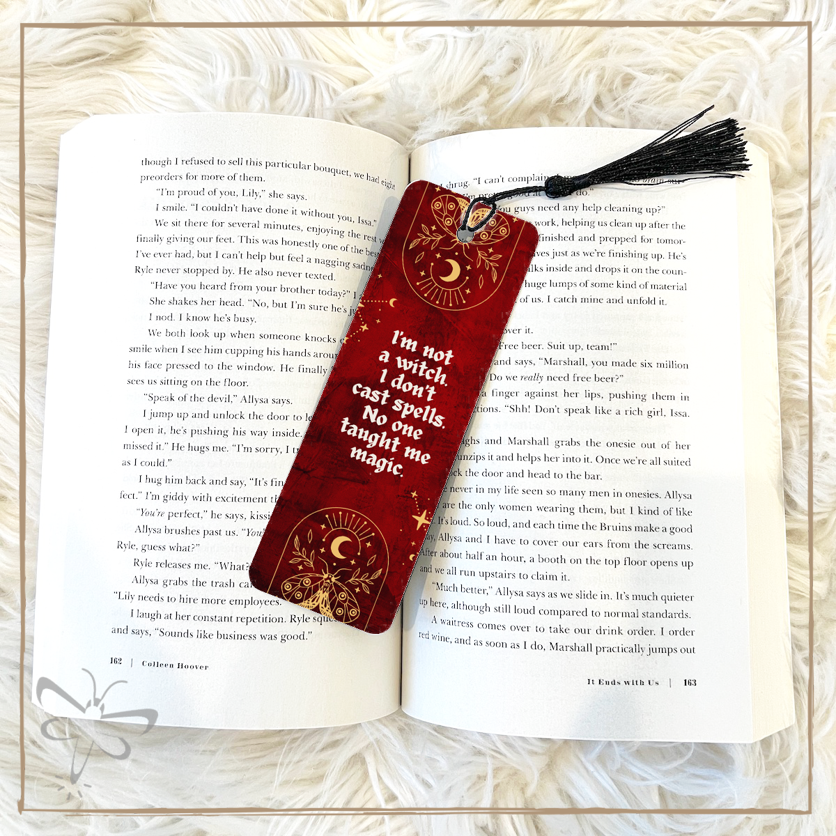 Maximoff Bookmark With White Tassel
