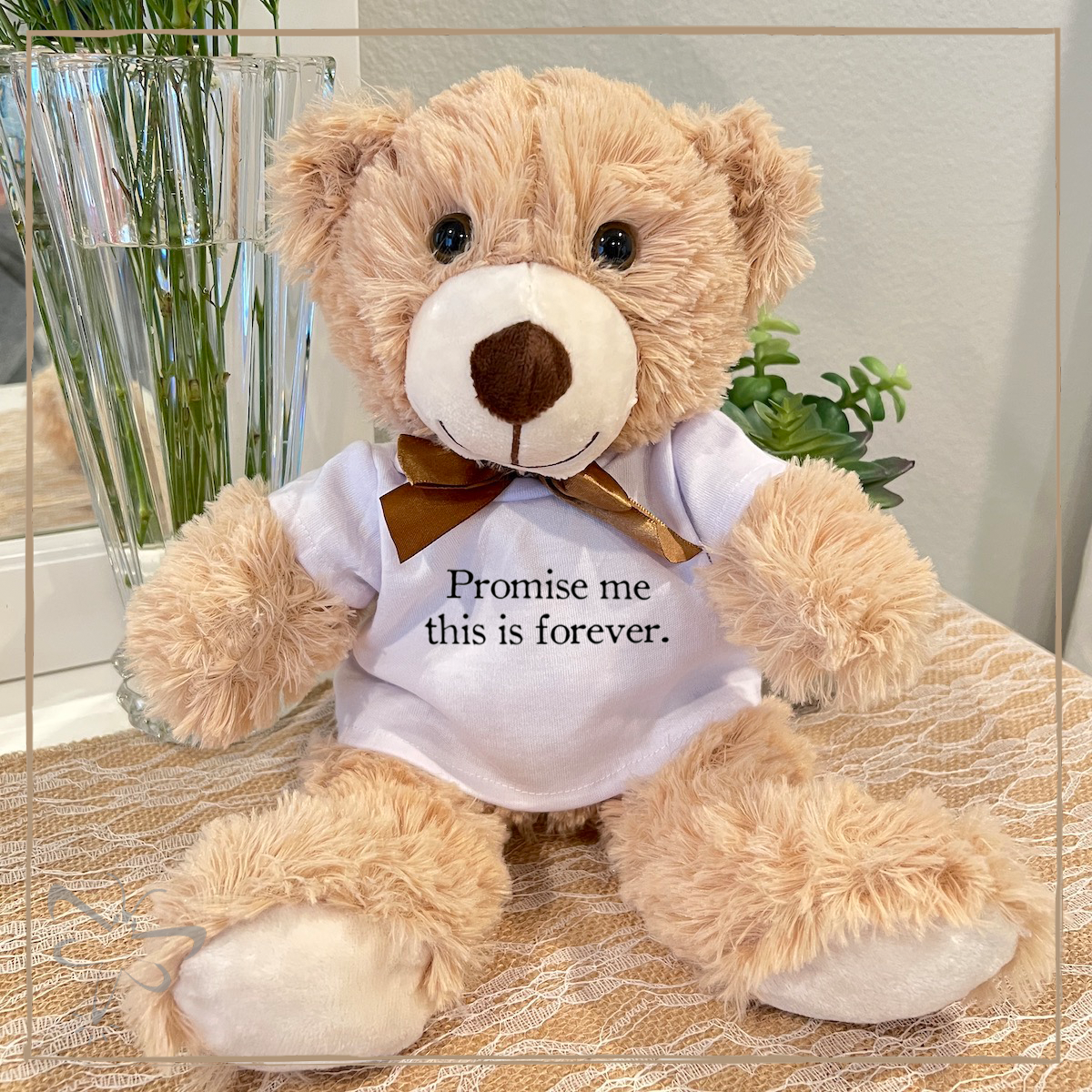 Promise Me Teddy Bear Beige