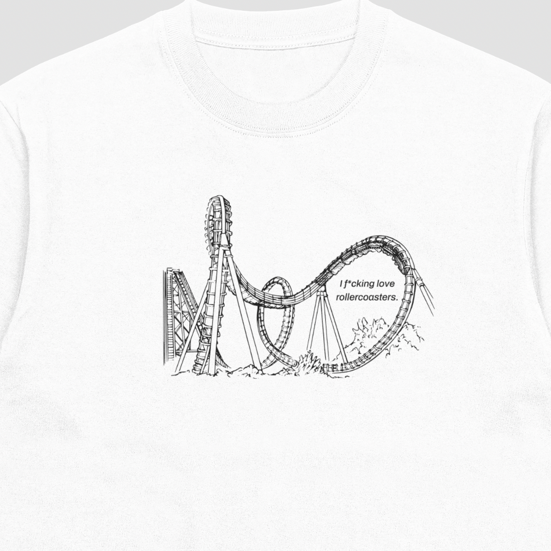 I F*cking Love Rollercoasters - Baby Tee/T-shirt