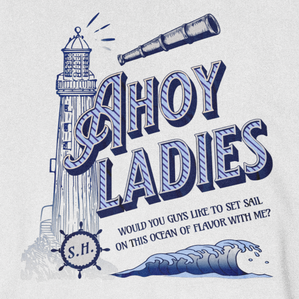 Ahoy Ladies - Box Fit T-shirt