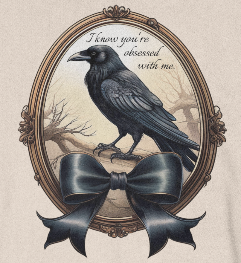 Damon Crow Bow Crewneck Sweater