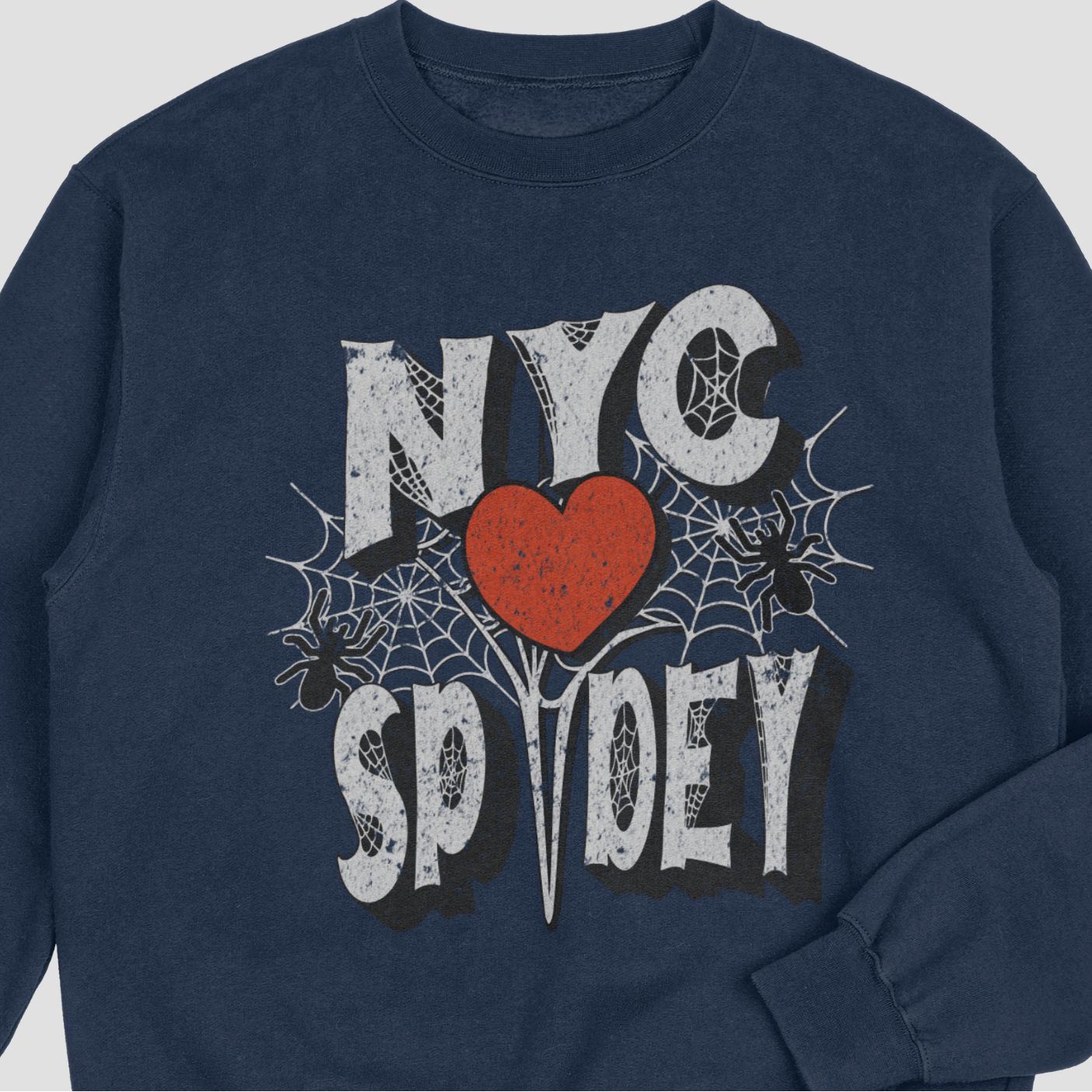 NYC <3 Spidey Crewneck Sweater
