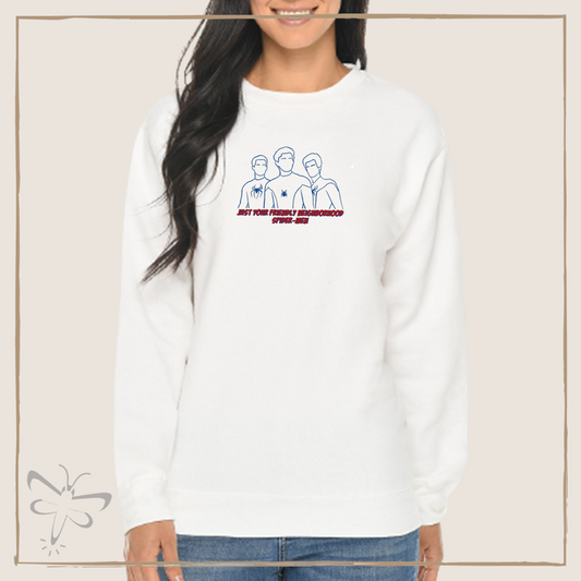 Neighborhood Spider-Men Crewneck Xs / White Sweater