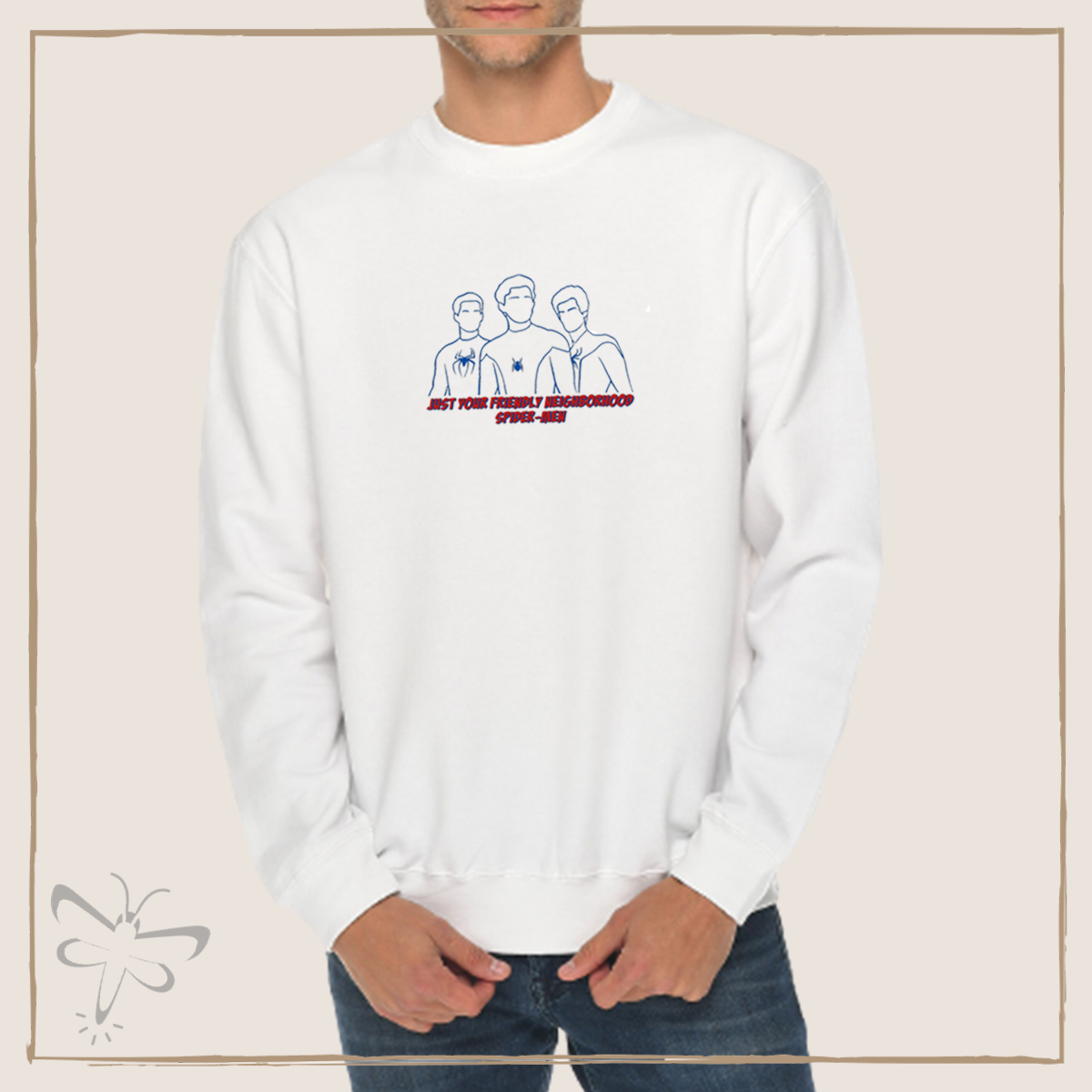 Neighborhood Spider-Men Crewneck Sweater