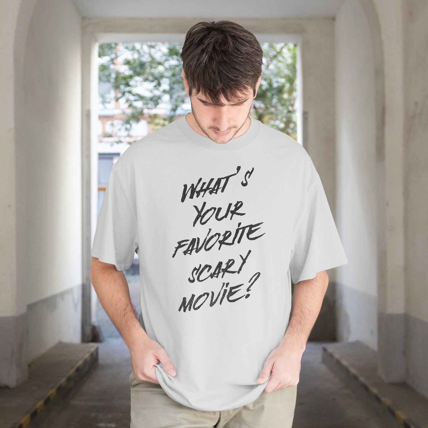 What's Your Favorite Scary Movie? - Box Fit T-shirt