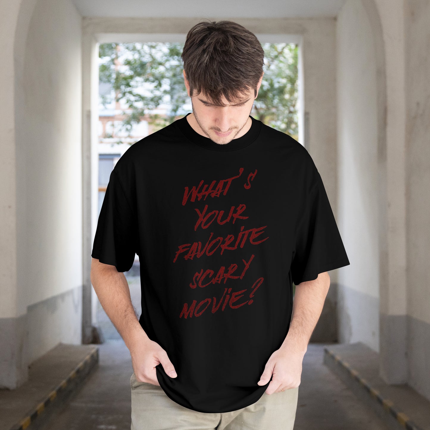 What's Your Favorite Scary Movie? - Box Fit T-shirt