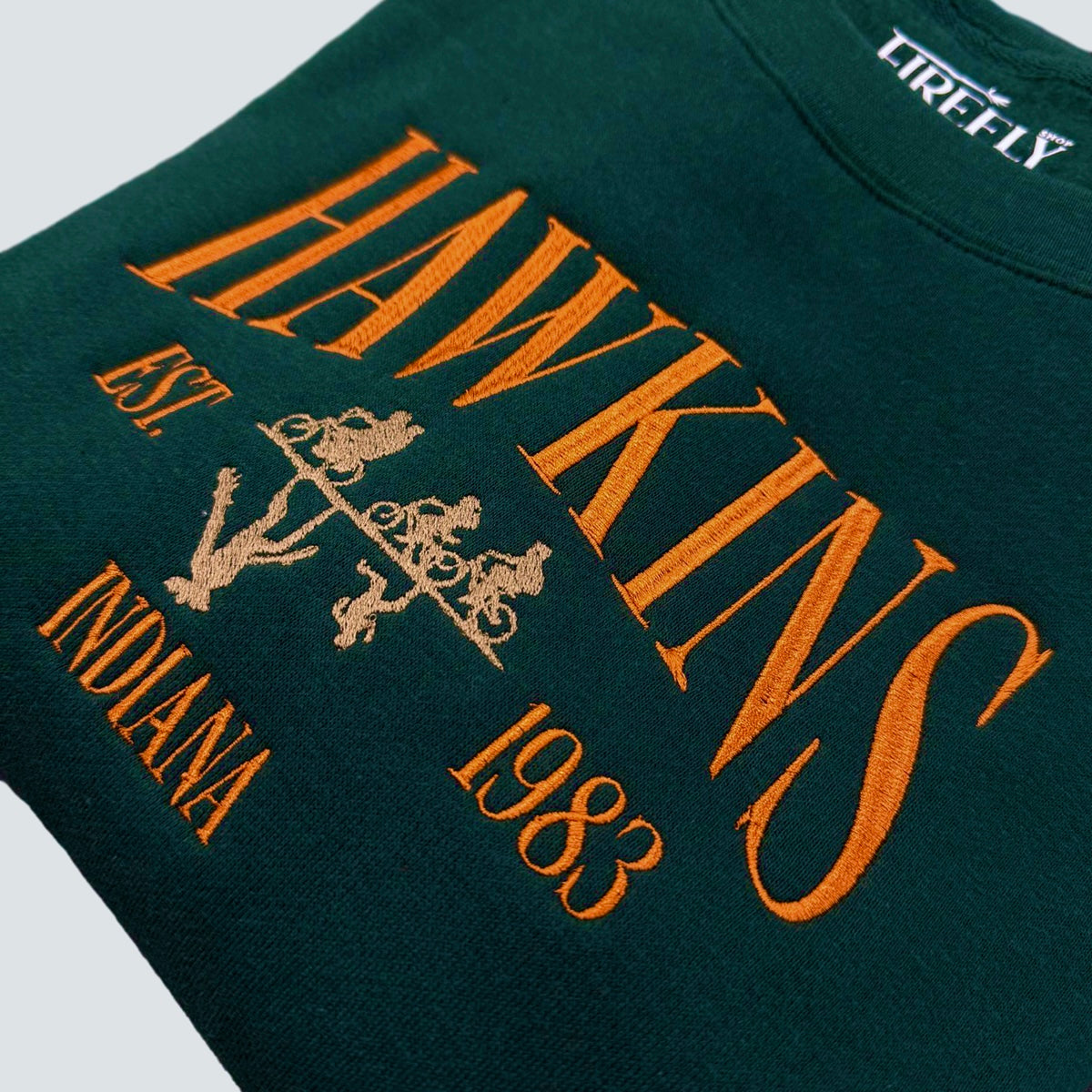 Hawkins Embroidered Crewneck Sweatshirt
