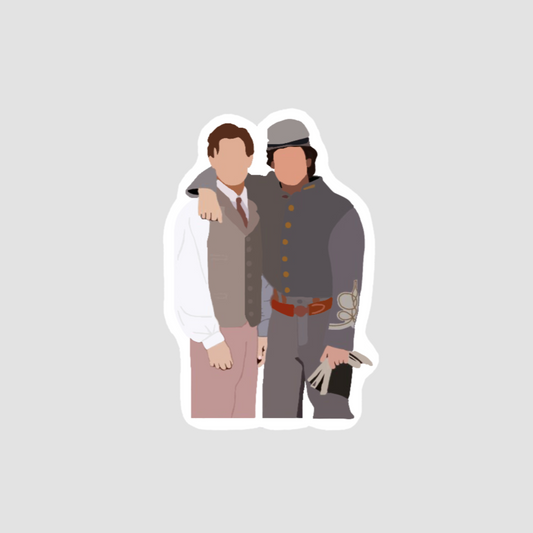 1864 Stefan and Damon Sticker