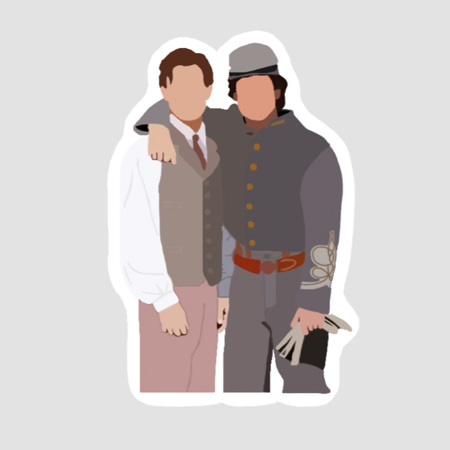 1864 Stefan and Damon Sticker