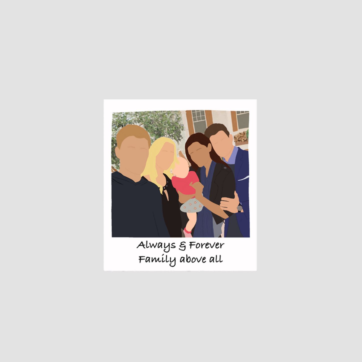 Mikaelson Polaroid Sticker