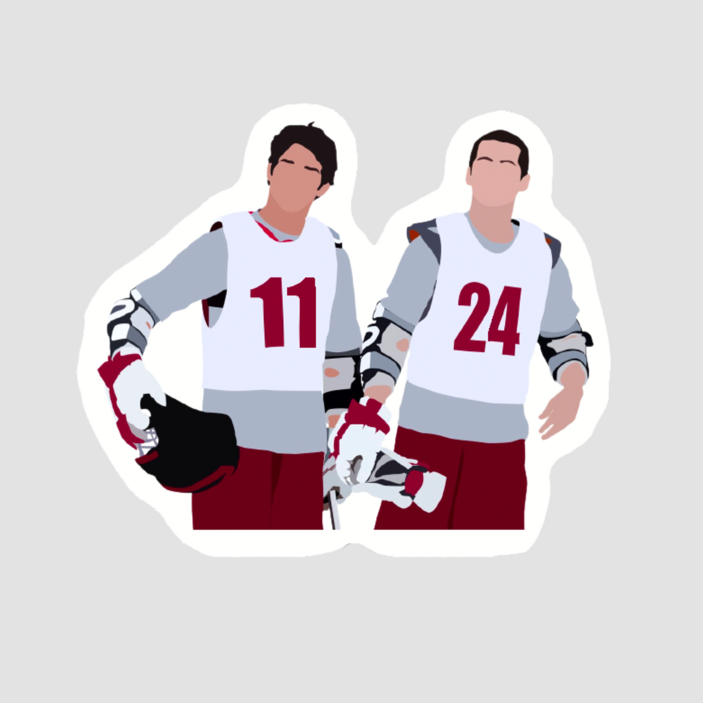 Lacrosse Sticker