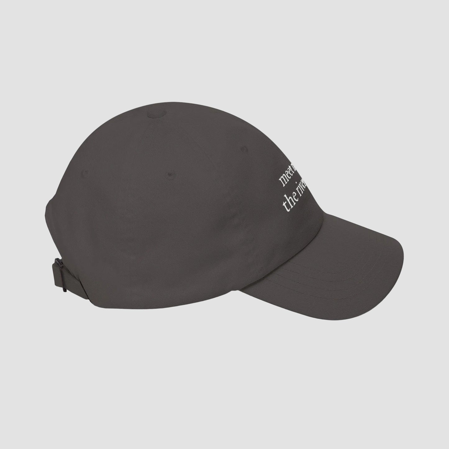 Meet Me at the River Court | Embroidered Dad Cap