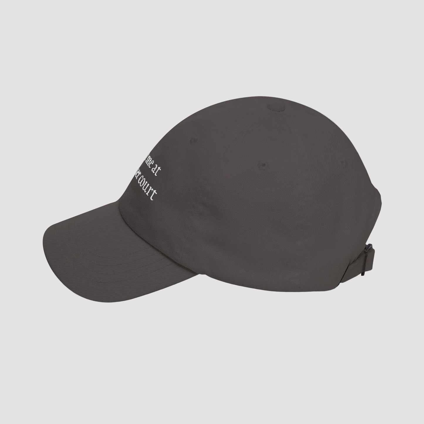 Meet Me at the River Court | Embroidered Dad Cap