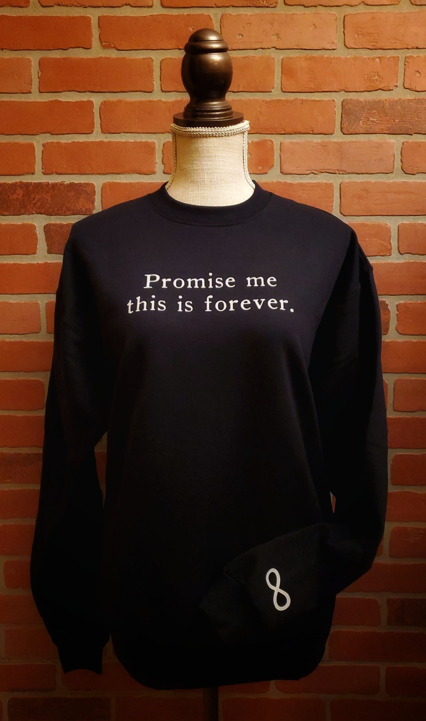 Promise me this is forever. Crewneck - The Vampire Diaries InspiredPromise me this is forever. Crewneck - The Vampire Diaries Inspired