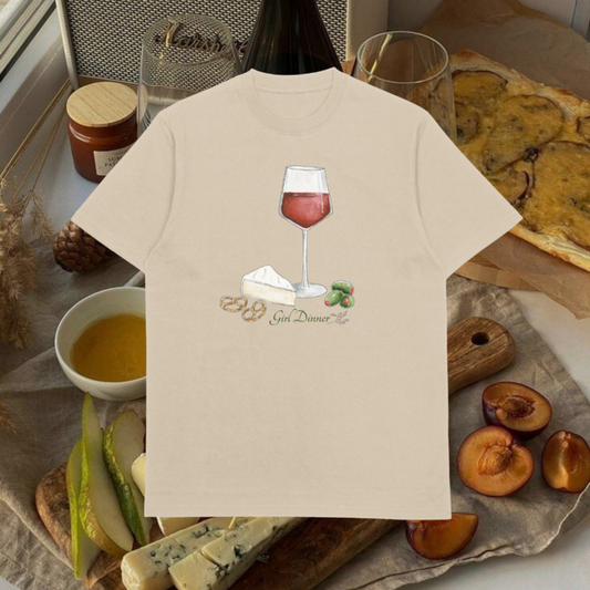 Wine T-shirt & Box Fit