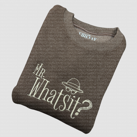 Mr. Whatsit: Knit-Fleece Crewneck Sweater