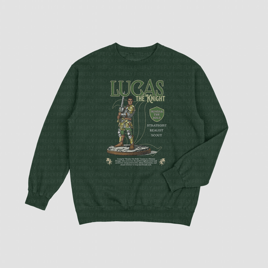 Lucas the Knight DND Crewneck Sweater