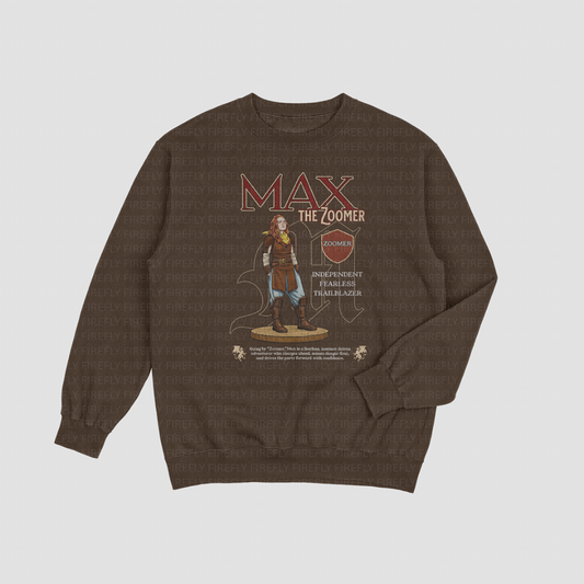Max the Zoomer DND Crewneck Sweater