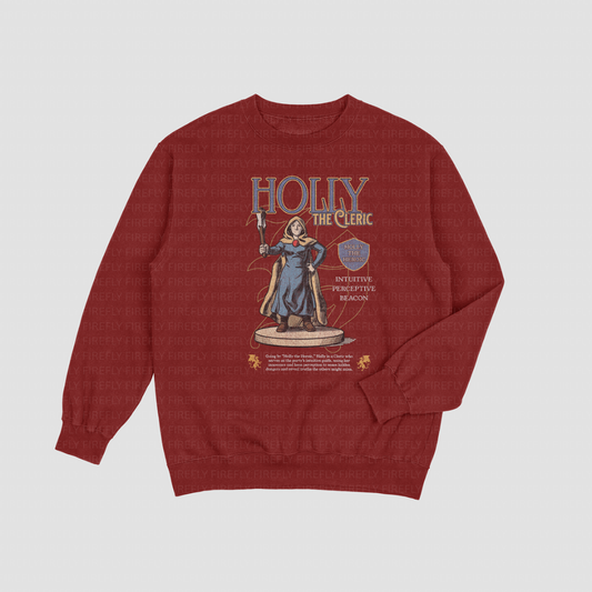 Holly the Heroic DND Crewneck Sweater