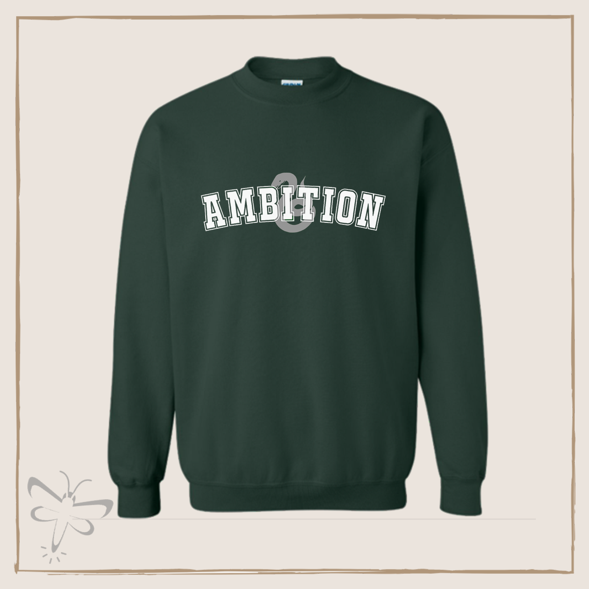 Ambition Crewneck Xs / Forest Green Sweater