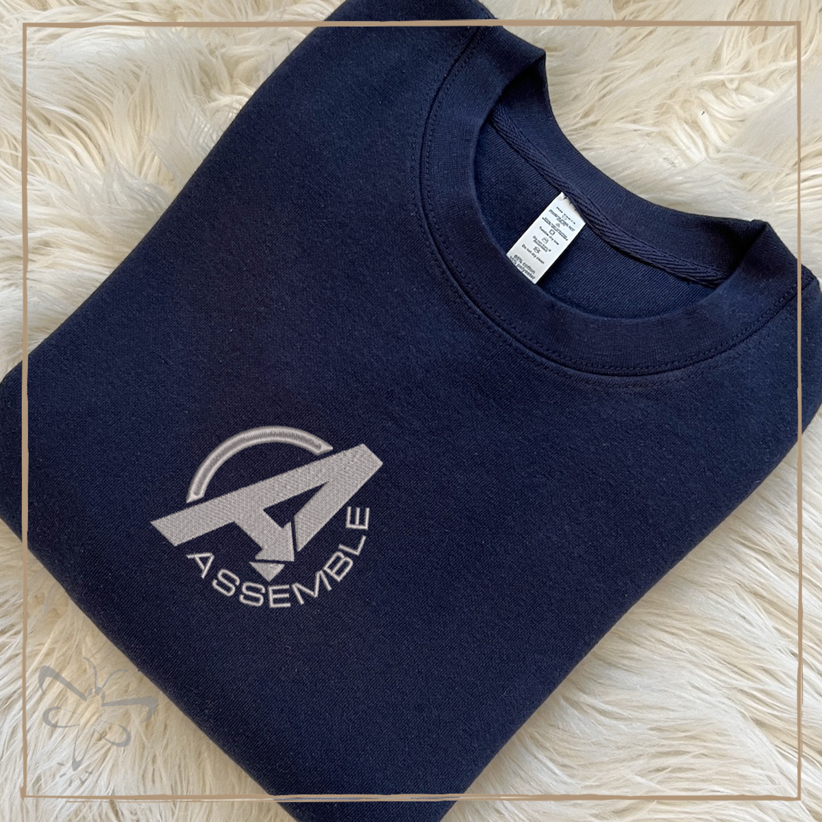 Assemble Embroidered Crewneck Xs / Navy Sweater