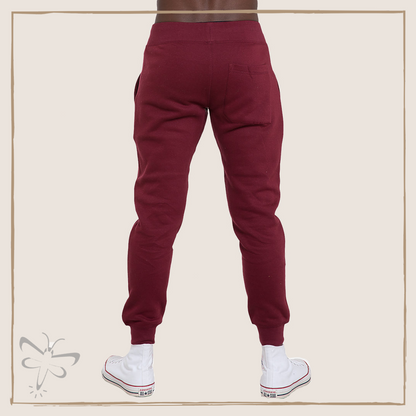 Lacrosse Burgundy Premium Fleece Joggers (Unisex) Jogger