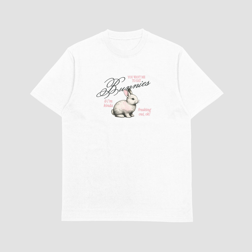 Caroline Eat Bunnies Crewneck/T-shirt