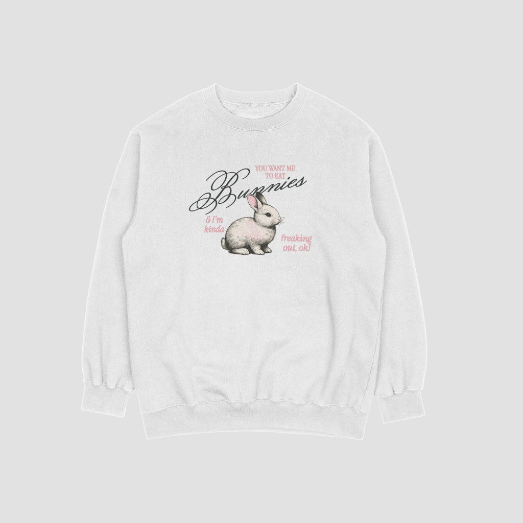 Caroline Eat Bunnies Crewneck/T-shirt