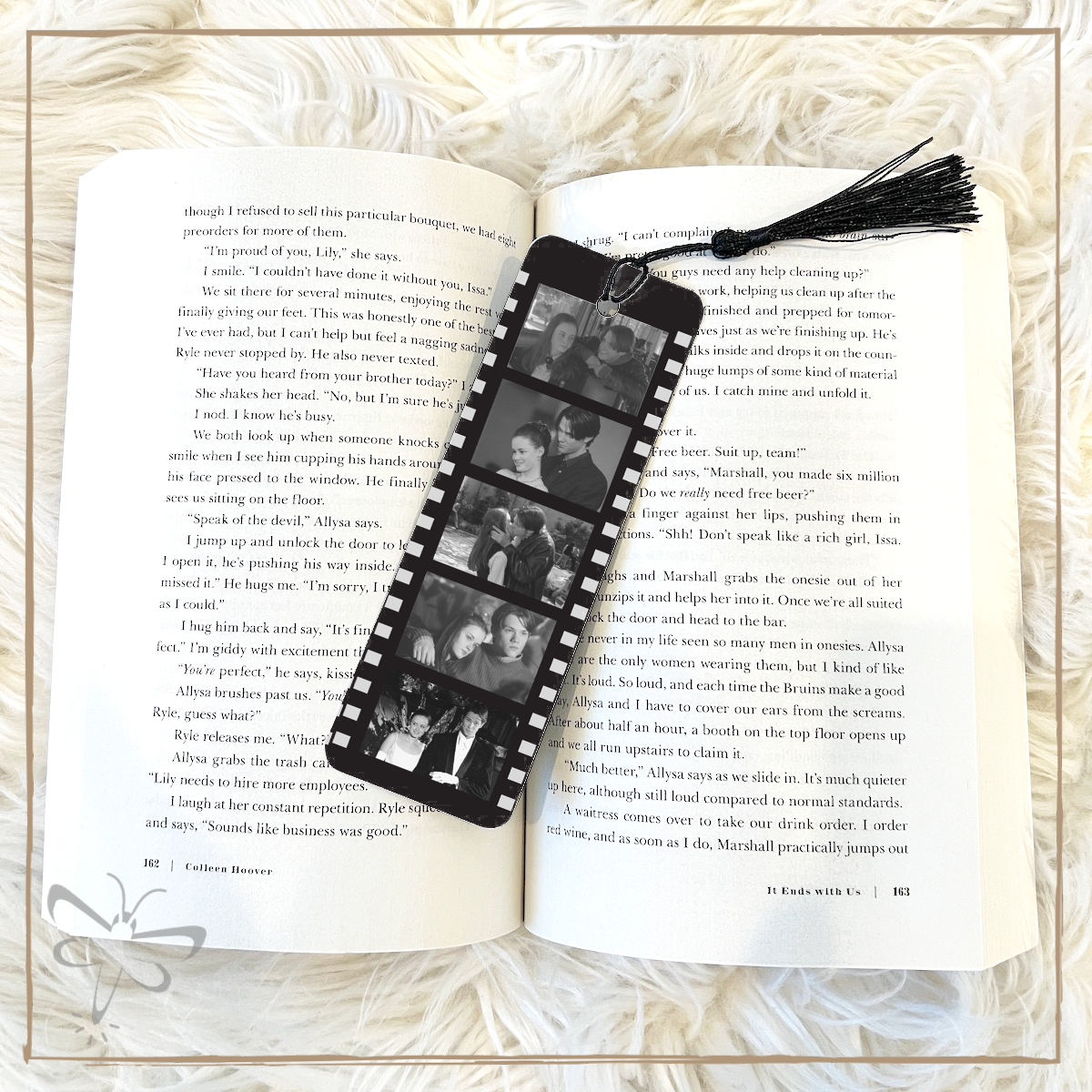 Dean & Rory Bookmark With White Tassel
