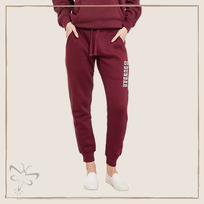 Lacrosse Burgundy Premium Fleece Joggers (Unisex) S / Dunbar Jogger