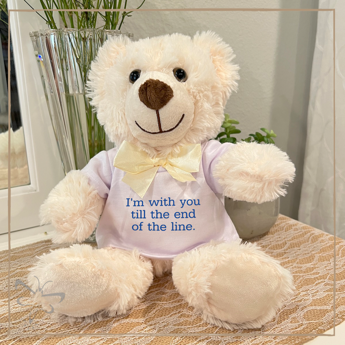 End Of The Line Teddy Bear Off-White