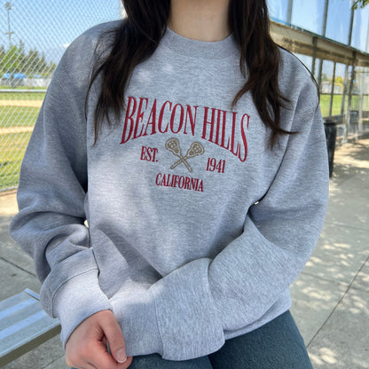 Beacon Hills Embroidered Crewneck