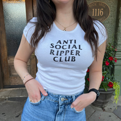 Anti Social Ripper Club - Tank Top/Baby Tee