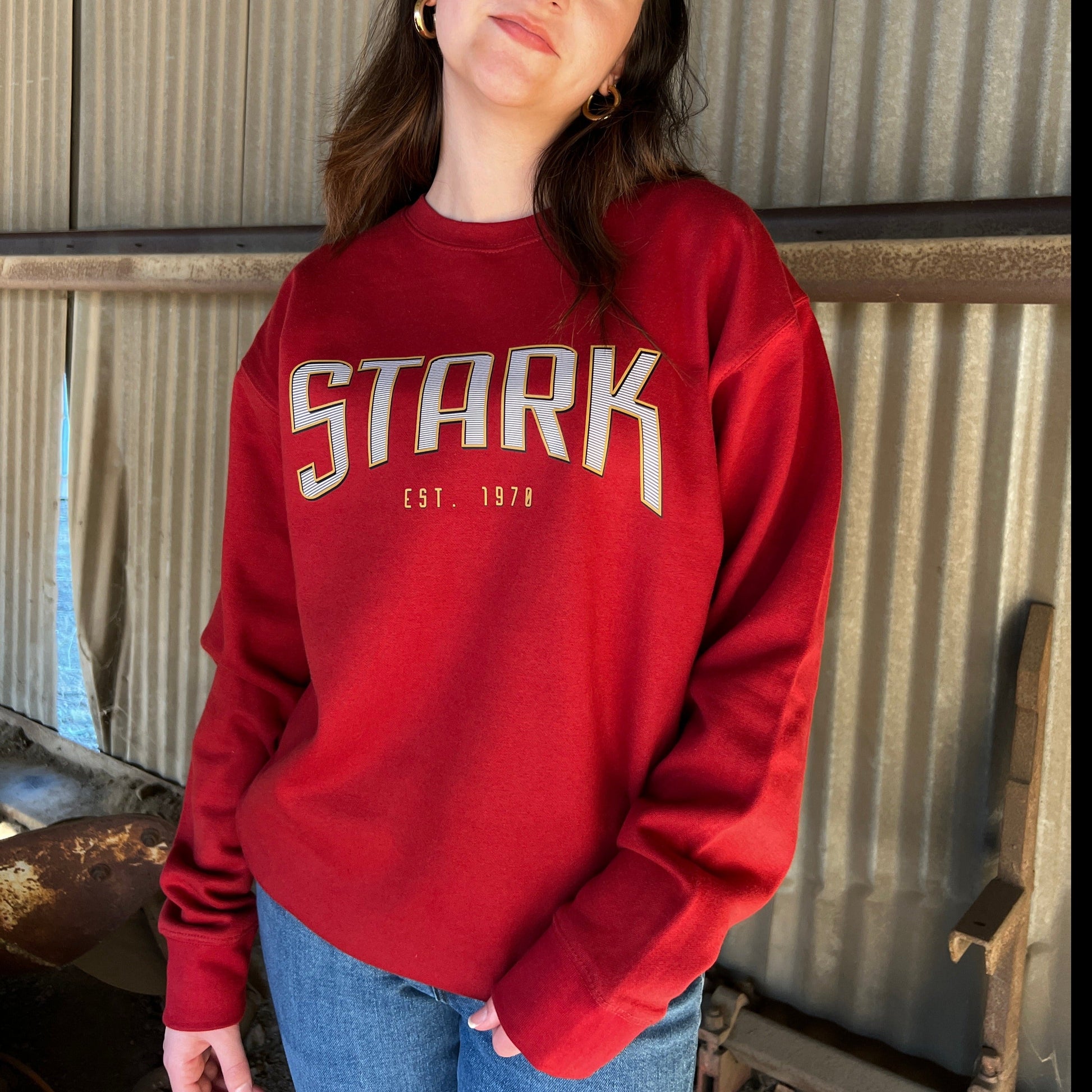 Stark Crewneck Xs / Red Sweater