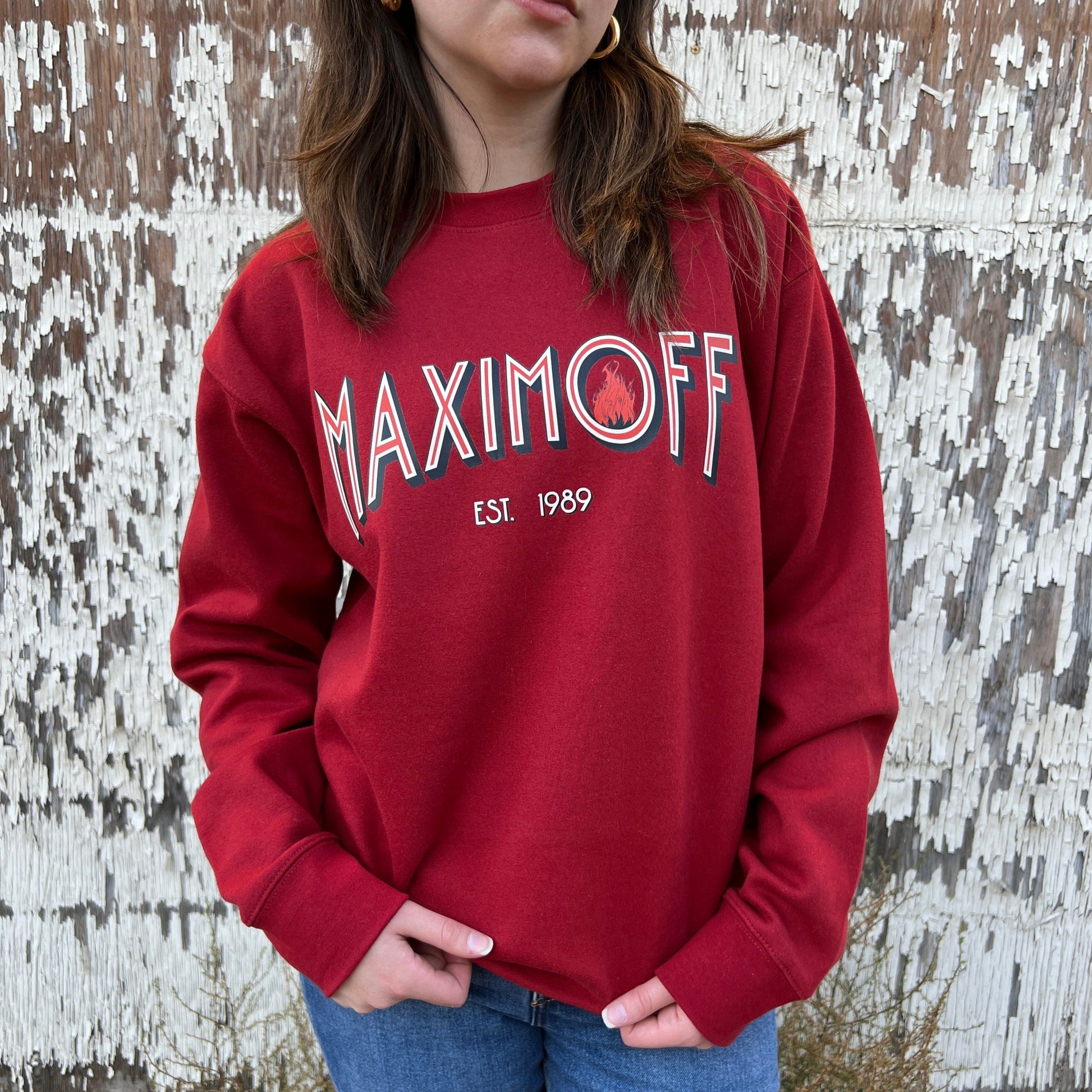 Maximoff Crewneck Xs / Red Sweater